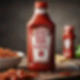 A vintage advertisement showcasing the heritage of Heinz Canadian Ketchup.
