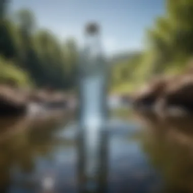 Clarity and Purity of Hinckley Springs Water Bottled Hinckley Springs water highlighting its clarity and purity