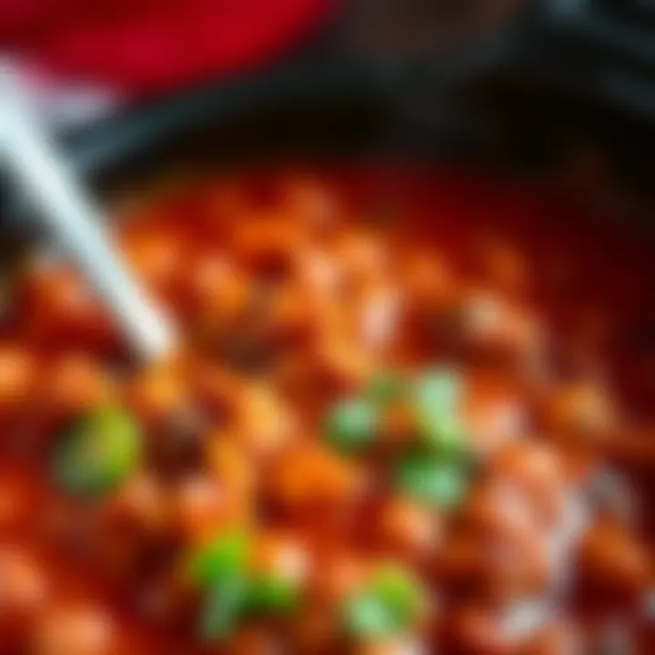 Mouthwatering keto chili filled with spices