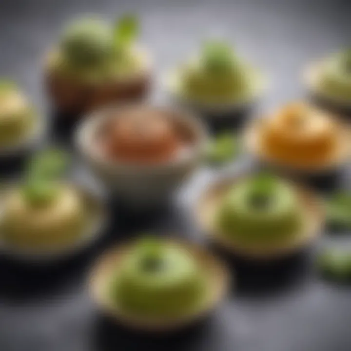 A variety of matcha-infused dishes showcasing culinary versatility