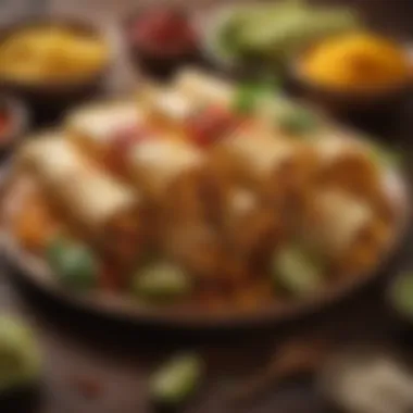Traditional Tamales A beautifully arranged platter of tamales with colorful fillings