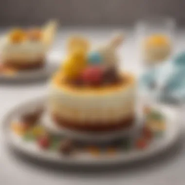 Creative Desserts to Delight the Senses An artistic presentation of a non-traditional Easter dessert