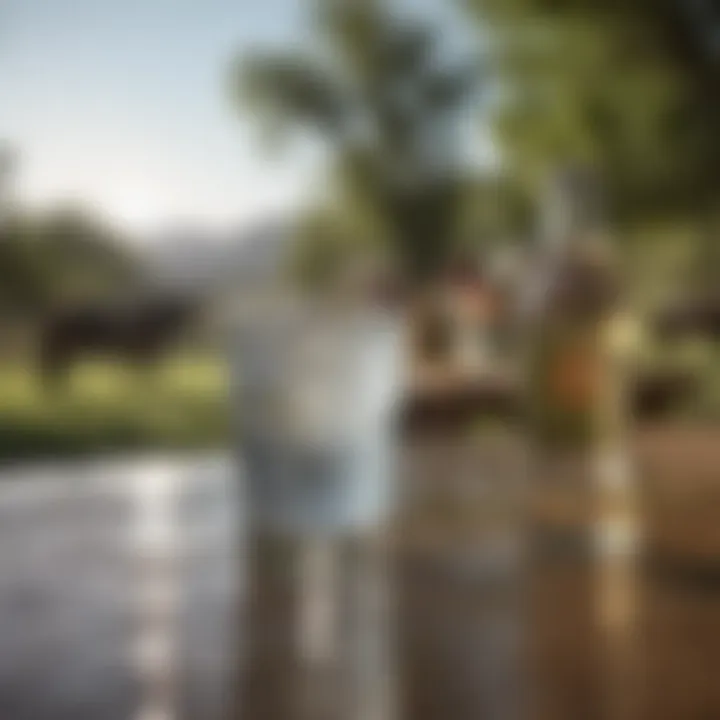 A vibrant outdoor gathering enjoying Ranch Water cocktails