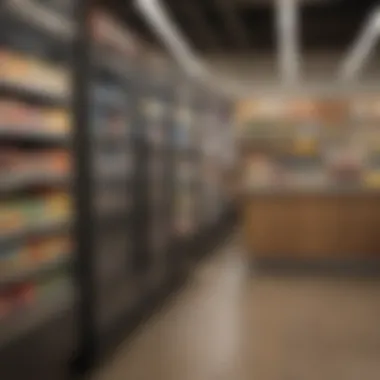 A digital interface for placing grocery orders