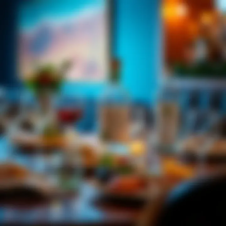 Gastronomic Pairings with St. George Gin A beautifully set table with gin tasting setup and pairings