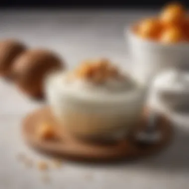 Ingredient Pairings for Coconut Cream Pudding Various ingredients complementing sugar free coconut cream pudding