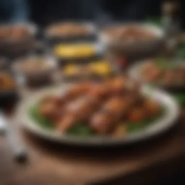 Exquisite Smoked Dishes to Savor Flavorful smoked dishes plated beautifully