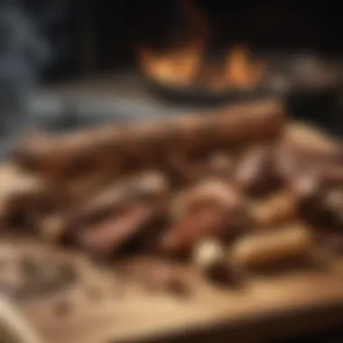 Choosing the Right Wood for Smoking Intricate wood selection for optimal smoking