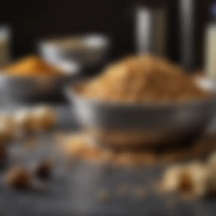 Baking ingredients ready for use with BCP stand mixer