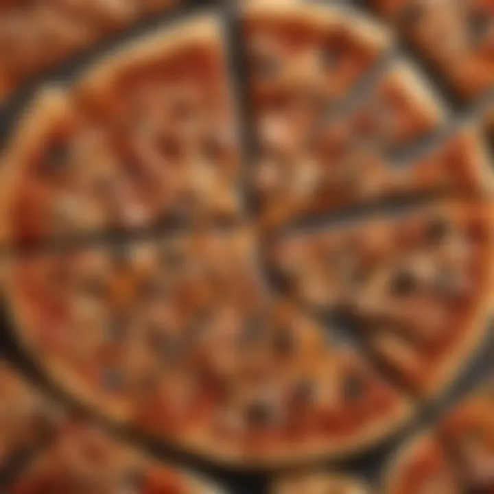 A close-up of gluten-free pizza crusts highlighting unique ingredients.