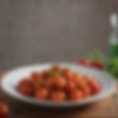 Keto-Friendly Grape Tomato Recipe Delicious keto dish featuring grape tomatoes as a key ingredient