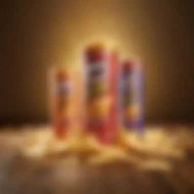 Innovative Pringles Flavors A creative display of innovative Pringles flavor combinations