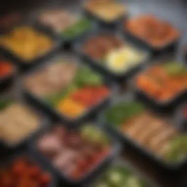 Efficient Meal Prep for Low Carb Living Meal prep containers filled with low carb dishes