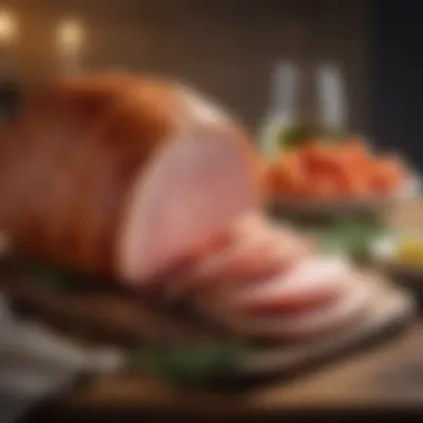 Savoring Ham with Perfect Pairings Delicious ham served with complementary sides