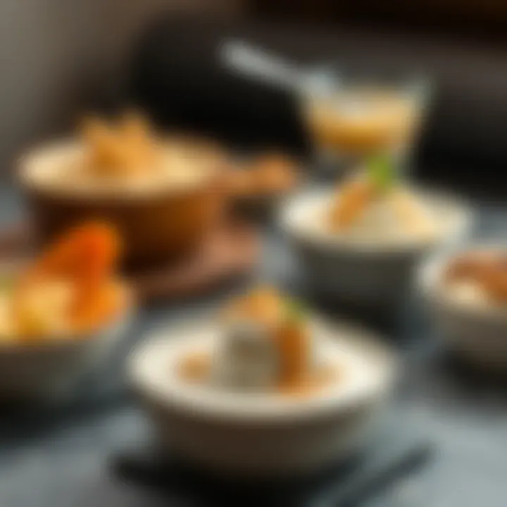 Various dishes showcasing caramel coconut milk in culinary creations