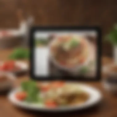 Health Tracking Integration in the Veggie Grill App Health tracking feature integrated within the Veggie Grill app