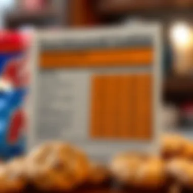 Nutritional Insights of Popular Cookie Brands Nutritional information chart for popular prepackaged cookies