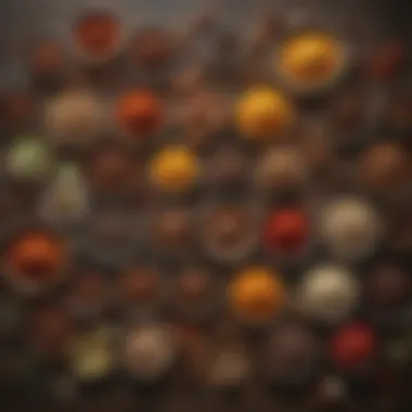 Essential Spices for Vegetarian Chinese Cooking A range of spices and sauces essential for enhancing flavors in vegetarian Chinese meals