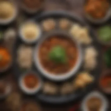 Regional Dishes in Vegetarian Chinese Cuisine An array of regional vegetarian Chinese dishes representing diverse culinary traditions