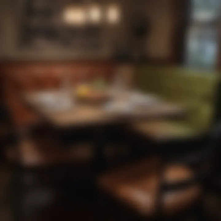 A cozy corner in a hidden gem restaurant, perfect for intimate gatherings