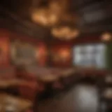 Vibrant interior of a unique Philadelphia restaurant showcasing eclectic decor