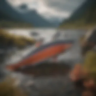 Scenic Alaskan landscape showcasing salmon habitat