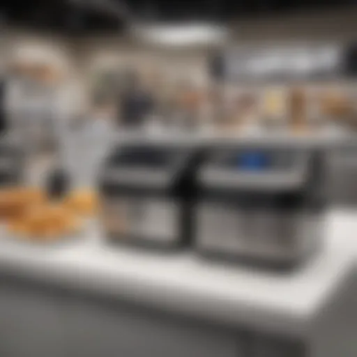 Cuisinart air fryer on display in a retail setting