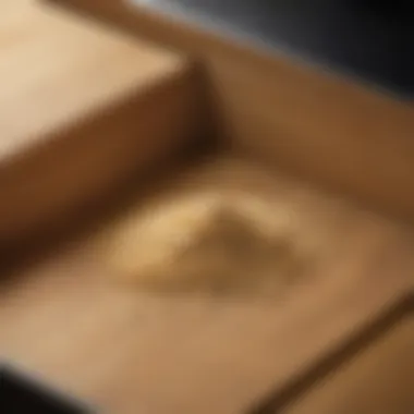 Stylish Bamboo Flour Insert Elegant flour drawer insert made of bamboo.