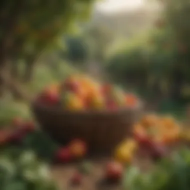 Fruit Cultivation Through the Ages Historical depiction of fruit cultivation in ancient cultures.