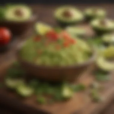 Caloric breakdown of guacamole