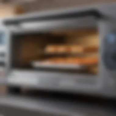 Interior view showcasing advanced technology of a toaster oven