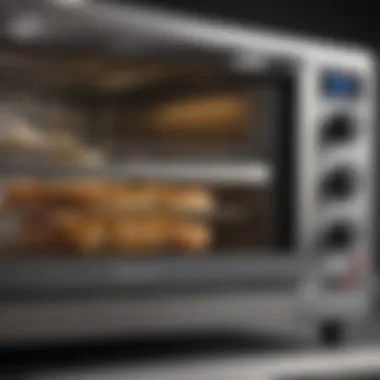 User-friendly controls of a high-speed toaster oven