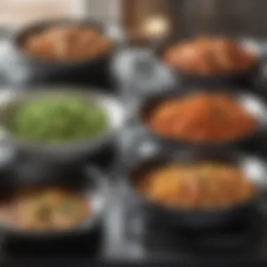 A close-up of the cooking techniques used in the hot hotty recipe