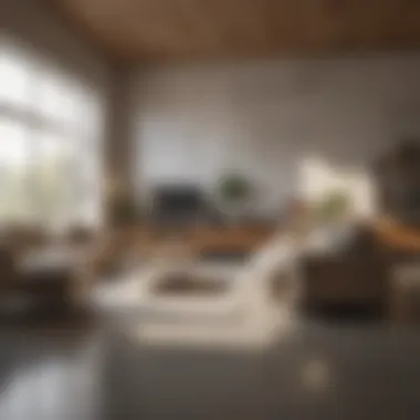 Spotless Modern Living Space A modern living room showcasing dust-free furniture