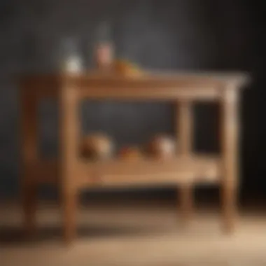 Dust-Free Wooden Furniture A well-maintained wooden furniture piece free of dust