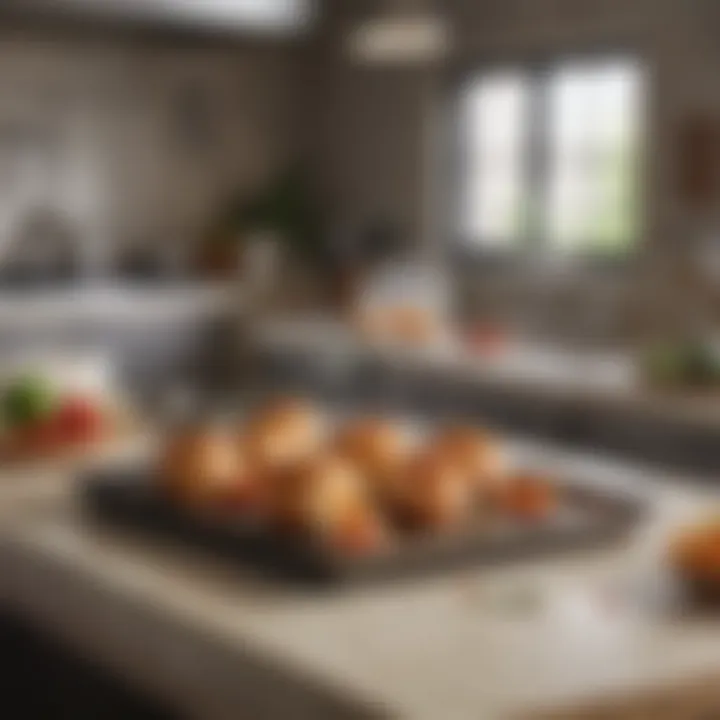 Visual storyboard of a cooking tutorial