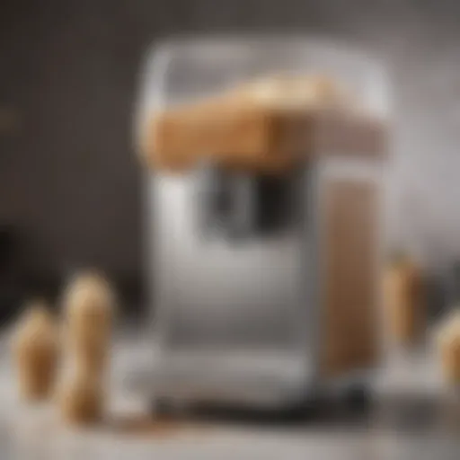 Modern iced frappe machine showcasing sleek design and functionality