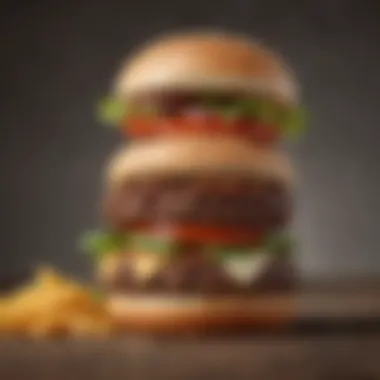 Nutritional Comparison: Impossible Burger vs. Traditional Beef An infographic comparing the nutritional values of the Impossible Burger and traditional beef burgers.