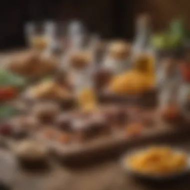Artisanal Gift Selection A curated selection of artisanal gifts arranged on a wooden table