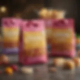 Colorful and creative party favor bags filled with treats