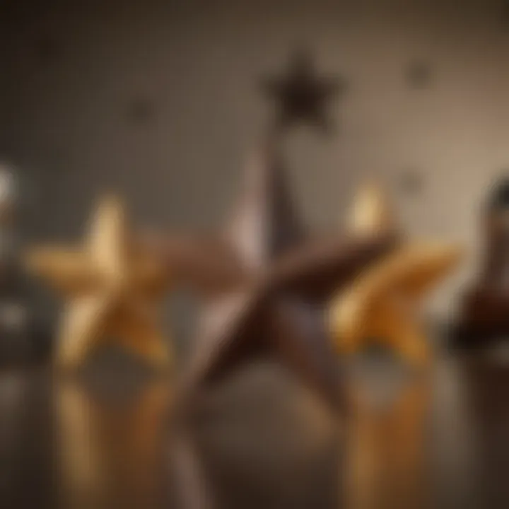 DIY star decorations for a personalized touch