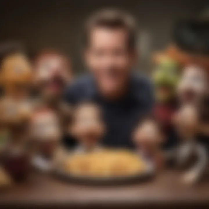 Jeff Dunham interacting with his puppets