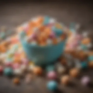 Vibrant Collection of Lucky Charms Marshmallows Colorful assortment of Lucky Charms marshmallows