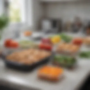 Efficient Meal Prep Strategies for Bentgo Users An organized lunch prep station with ingredients ready for packing