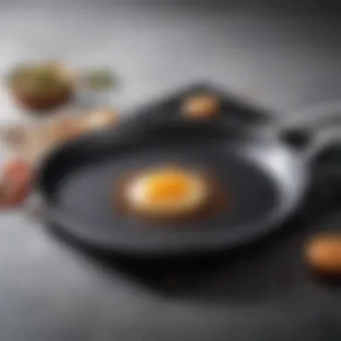 Innovative Non-Stick Surface Technology Close-up of the innovative surface of a Made by Design non-stick pan