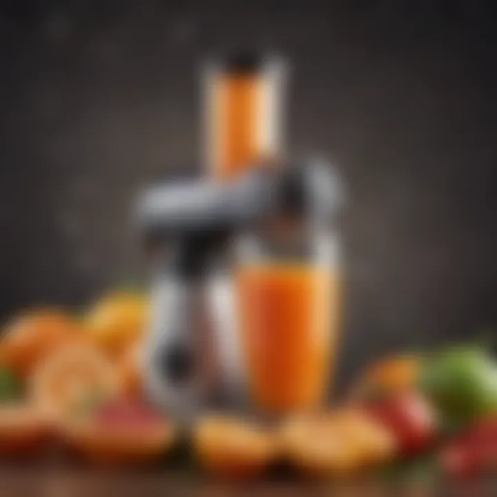 A refreshing glass of freshly squeezed juice