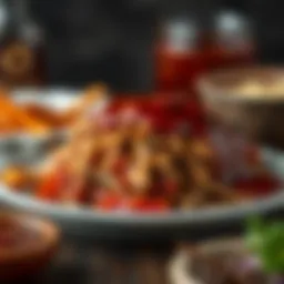 Deliciously tender pulled pork served with a flavorful barbecue sauce