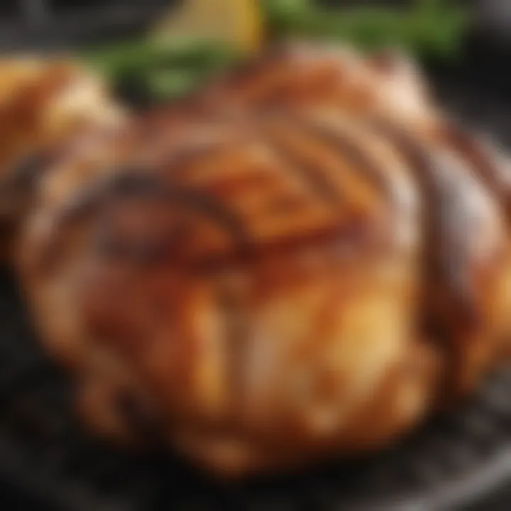 Mouthwatering grilled chicken with a perfect sear