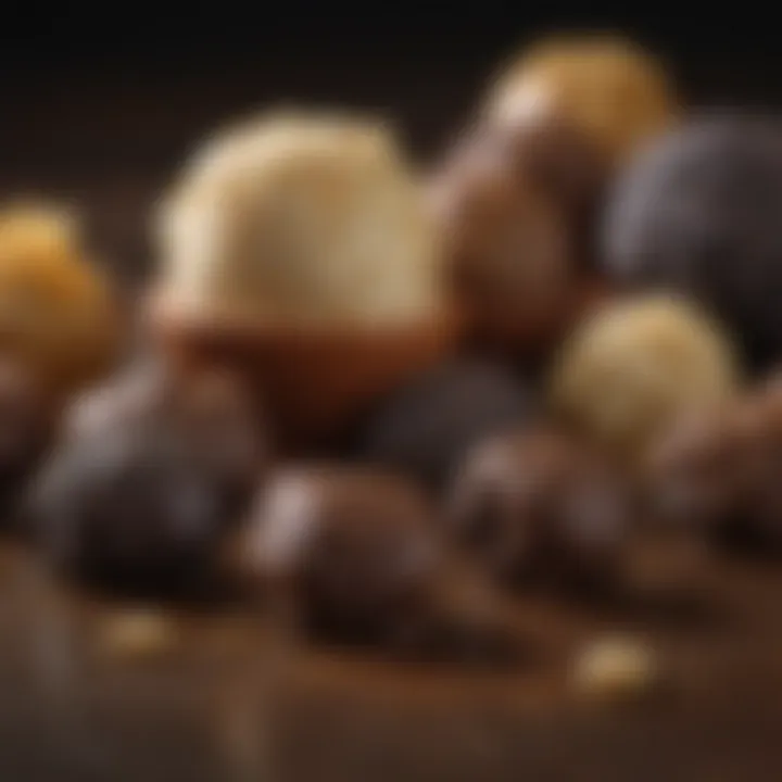 Artisan selection of Mathez truffles showcasing unique flavors