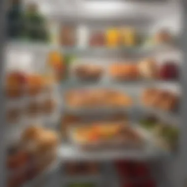 Efficient Meal Storage Solutions Healthy meal storage solutions in a fridge